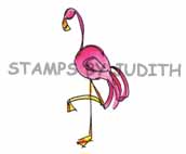 E-213-HK Whimsical Flamingo